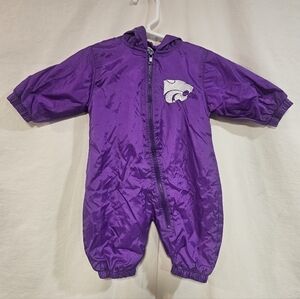 K-State Kids Purple Hooded Footie